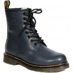 Dr.Martens 1460 Dark Blue Smooth Fleece с мехом