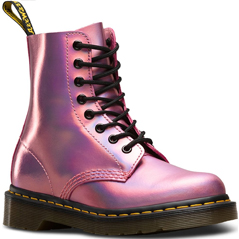 Dr.Martens 1460 Pascal Iced Metallic 8 Eye Boot Mallow Pink