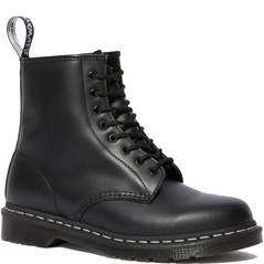 Dr.Martens 1460 Black Smooth Contrast White Stitch