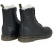 Dr Martens 1460 Smooth Black с белым Мехом