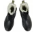 Dr Martens 1460 Smooth Black с белым Мехом