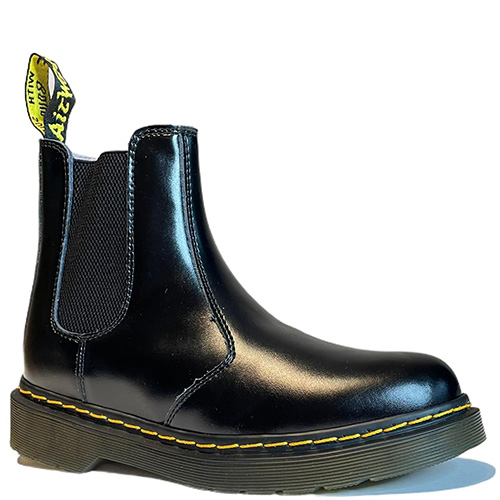 Dr. Martens Chelsea Leonore Черные с мехом