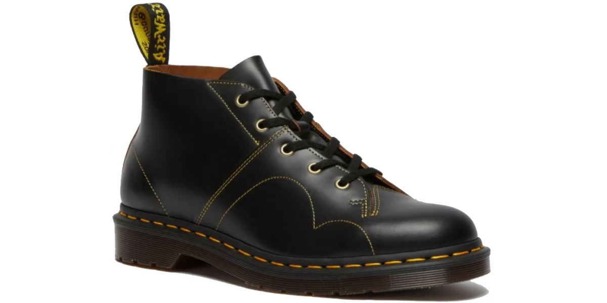 Dr. Martens Church Black Vintage Smooth