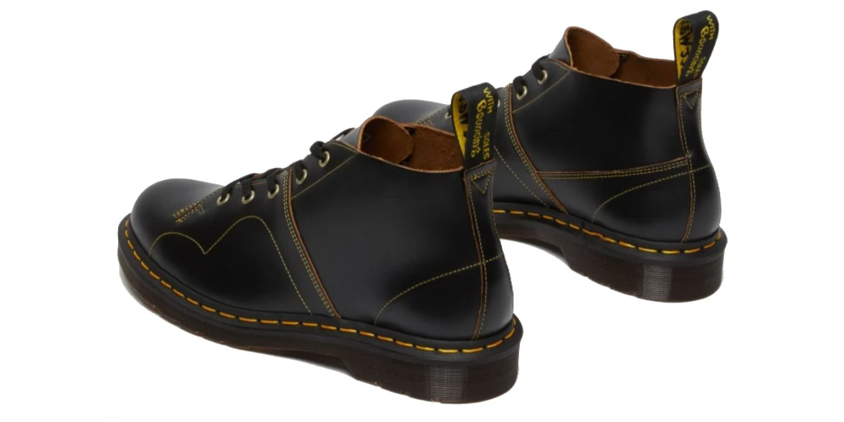 Dr. Martens Church Black Vintage Smooth
