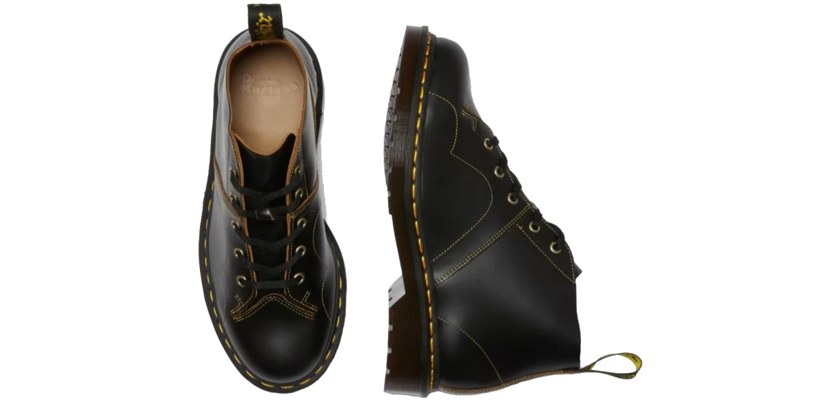 Dr. Martens Church Black Vintage Smooth